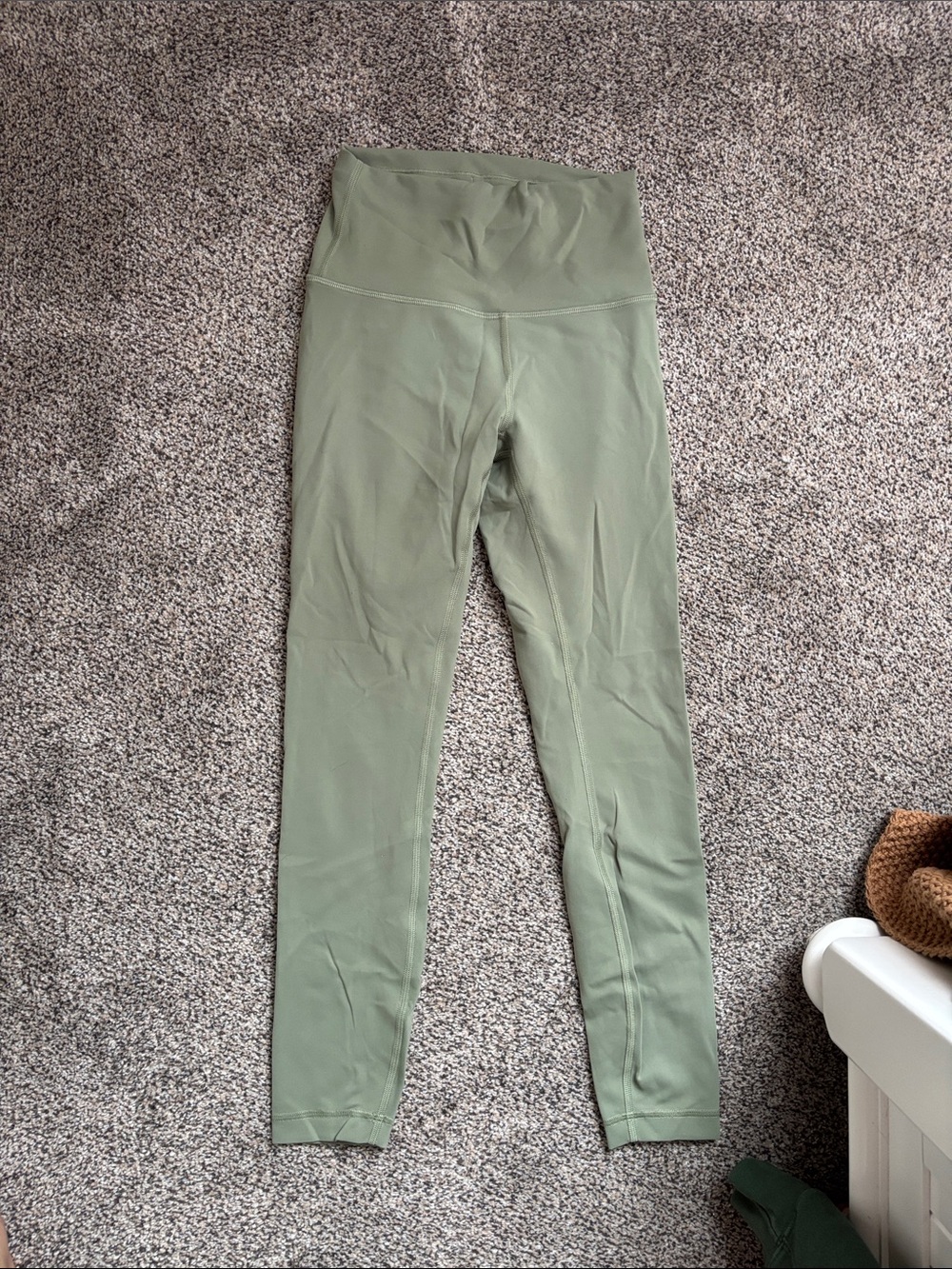 lululemon athletica High-Rise Olive Green Leggings - Picture 1 of 4